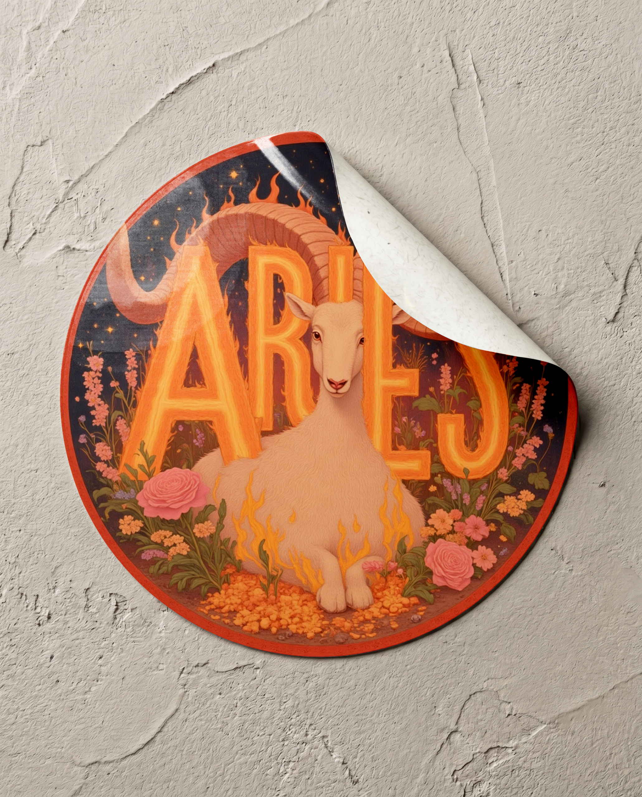 Complete Aries sticker collection