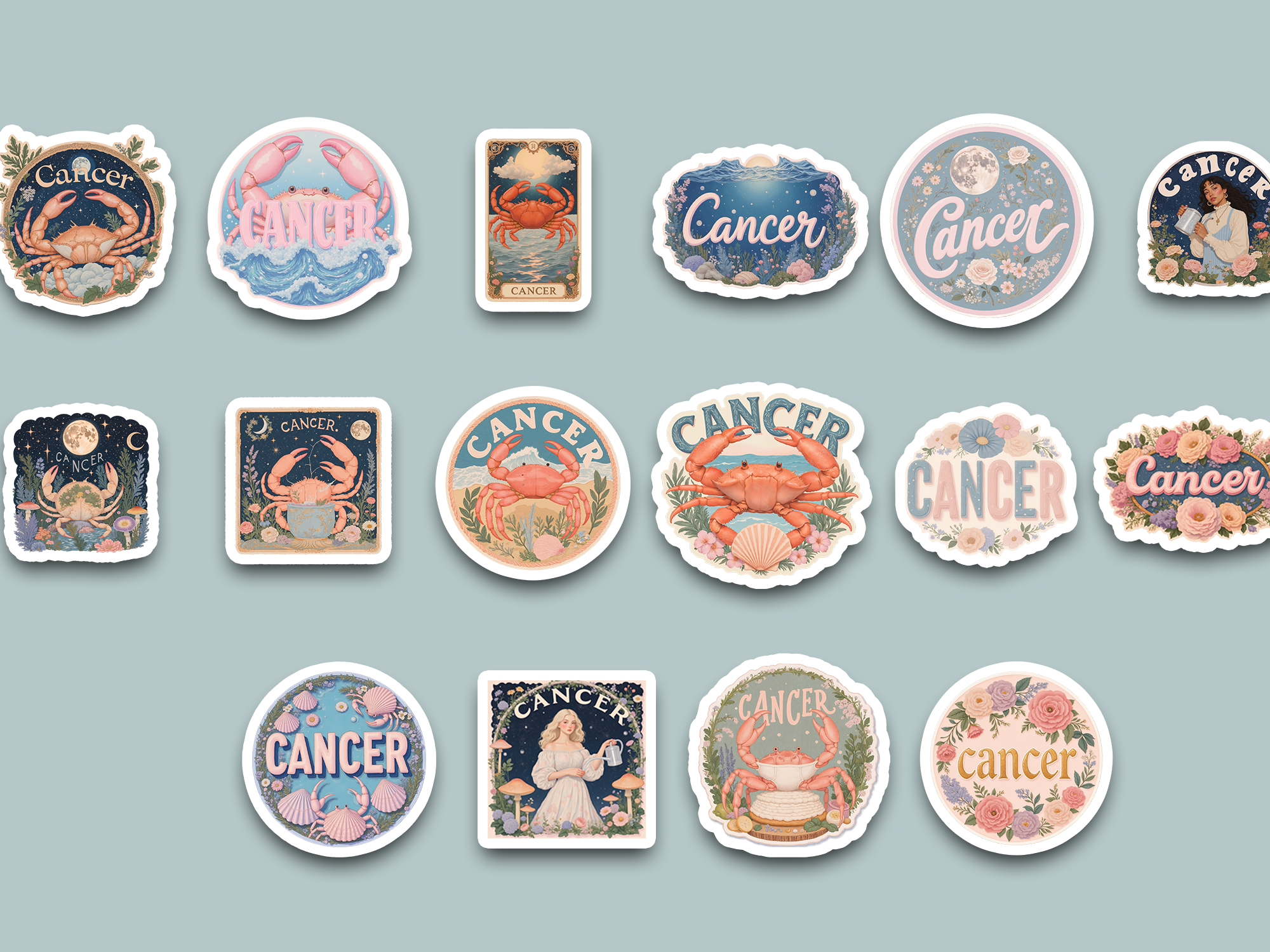 Soft Cancer Collection sticker bundle