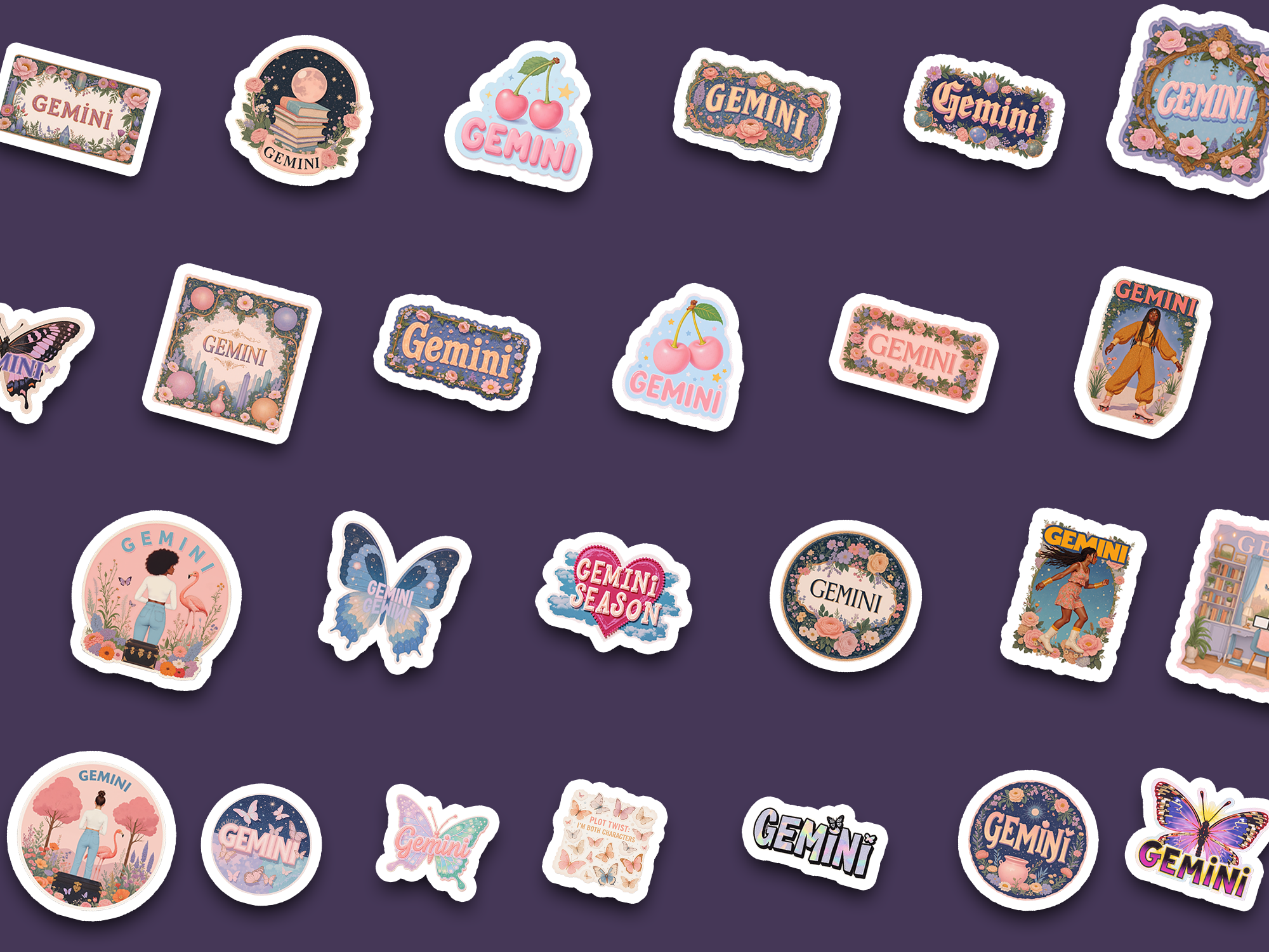 Complete Gemini Collection sticker bundle