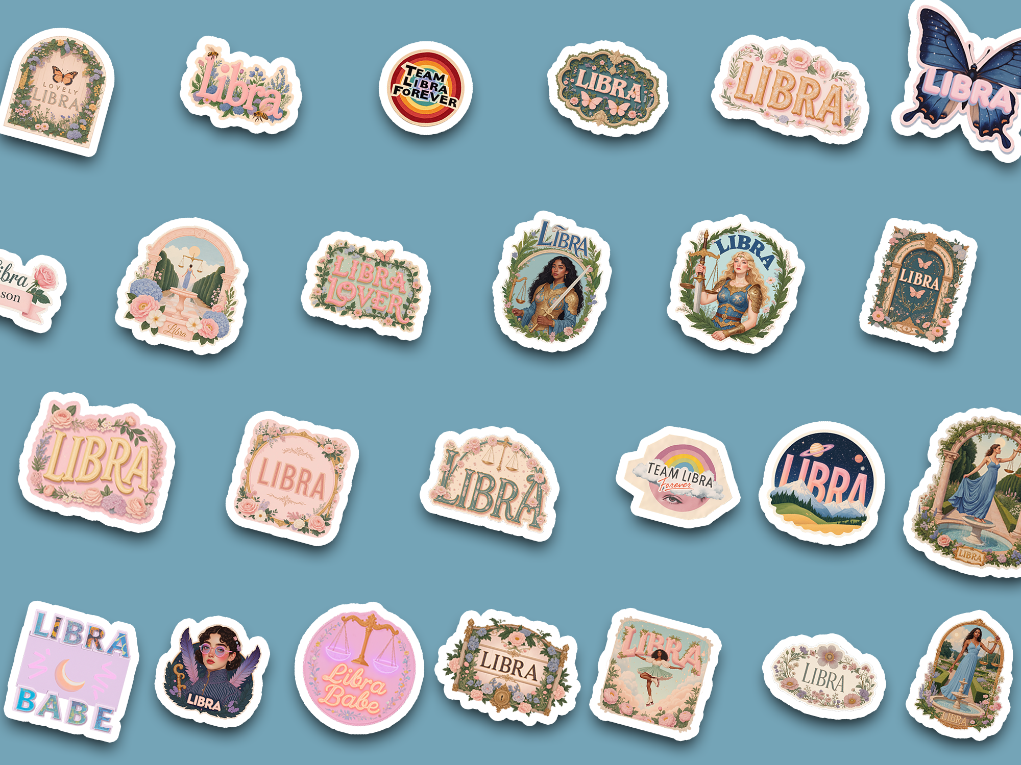 Complete Libra Collection sticker bundle
