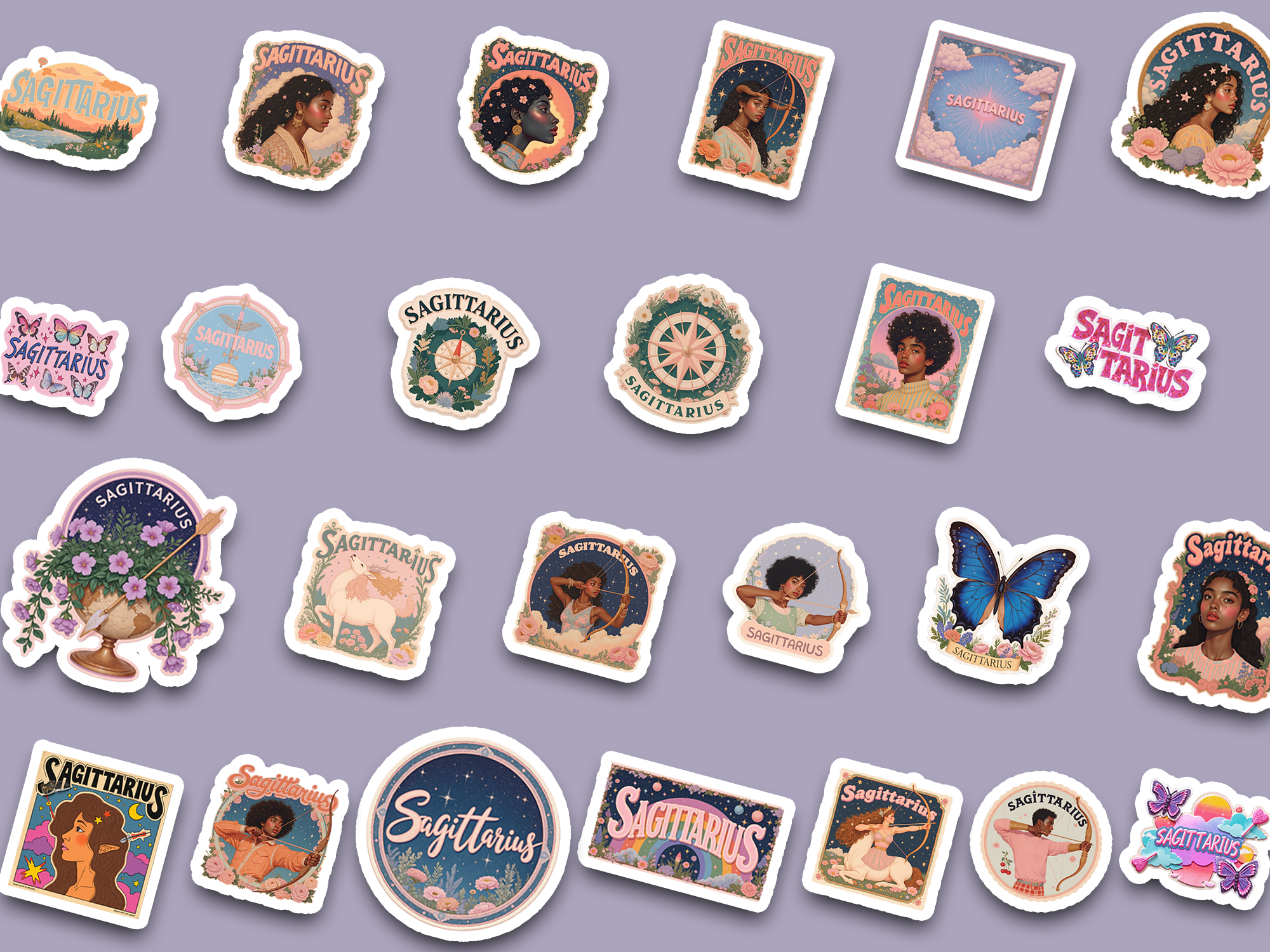 Complete Sagittarius Collection sticker bundle