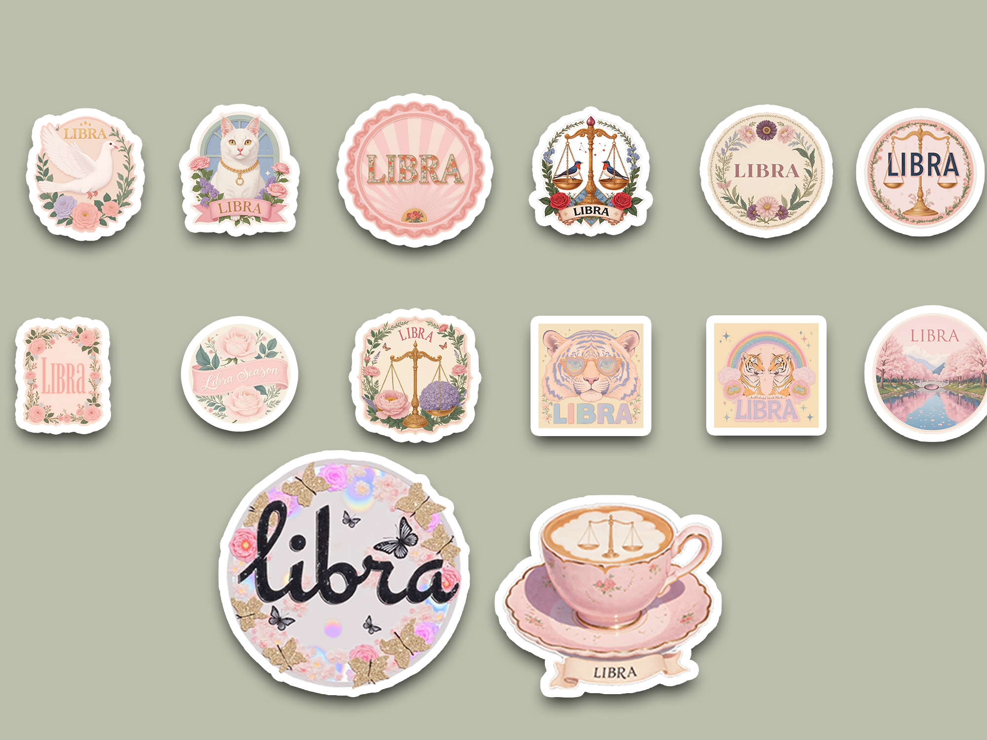 Soft Libra Collection sticker bundle