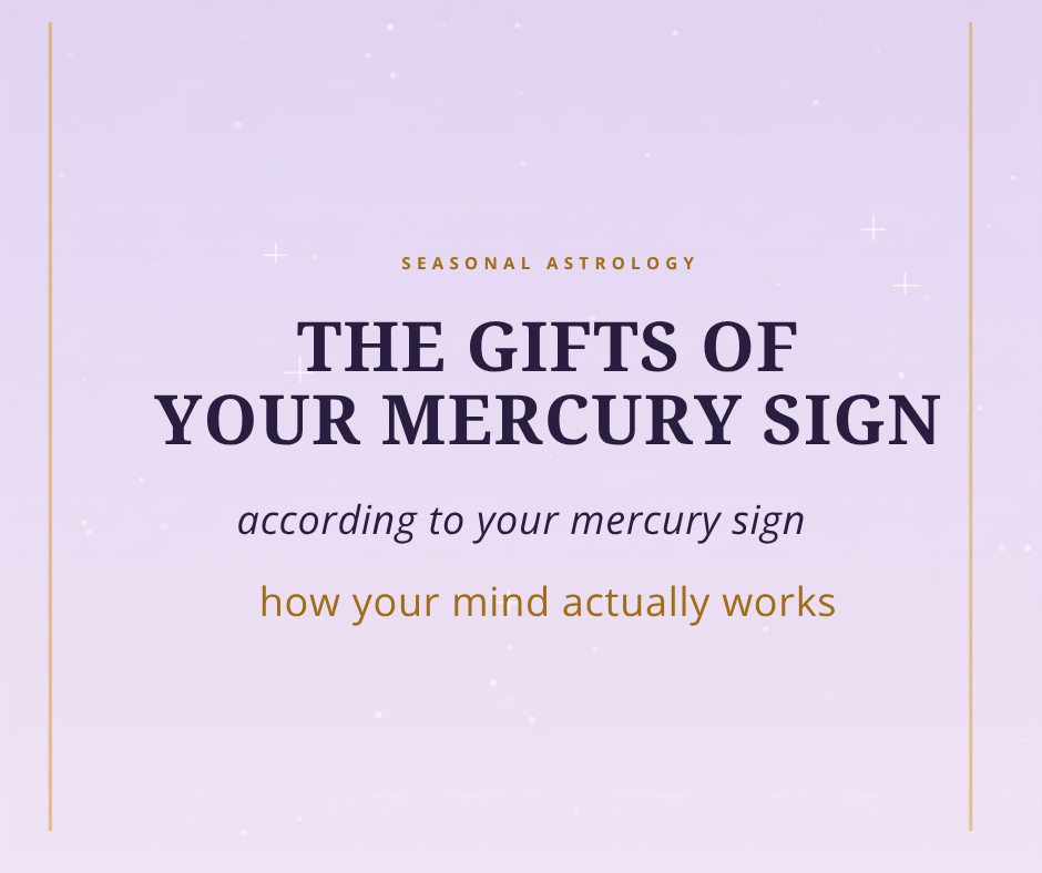 What your mercury says about you
mercury sign meaning