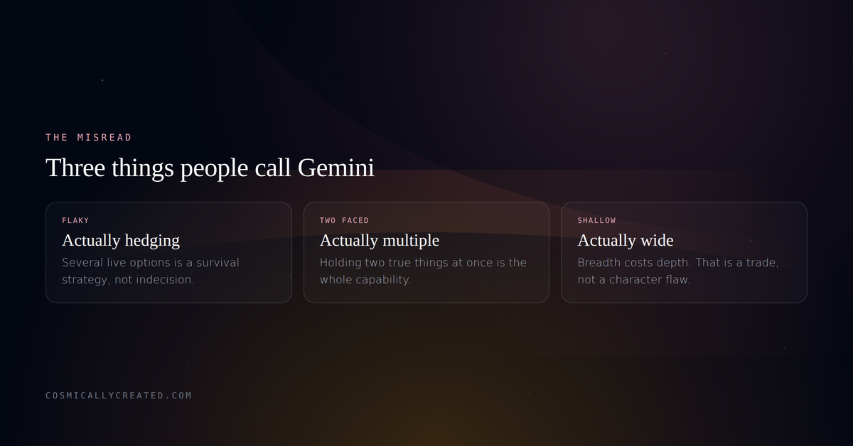 Three common misreads of Gemini energy and what is really happening