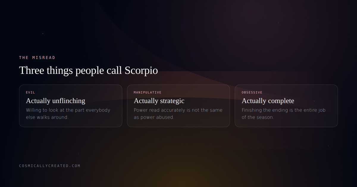 Three common misreads of Scorpio energy and what is really happening